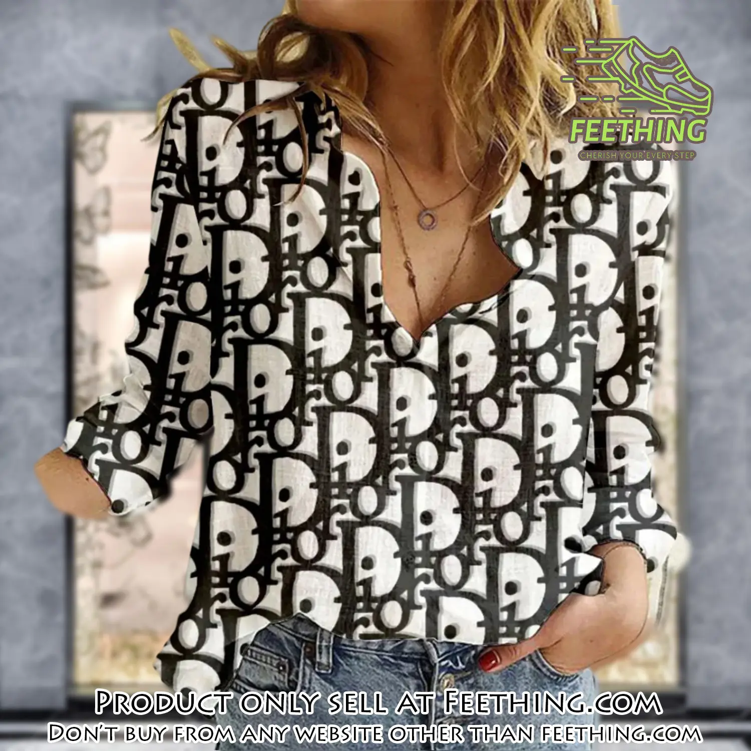 Dior luxury women casual shirt linen shirt wcs1025 ft5307407